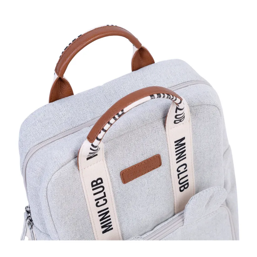 Sac à dos enfants Mini Club Signature Canvas Off White