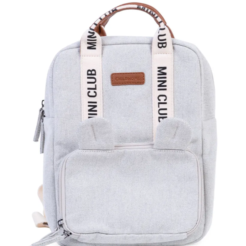 Sac à dos enfants Mini Club Signature Canvas Off White
