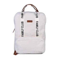 Sac à dos Family Club Signature en teddy offwhite