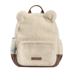 Sac à dos isotherme en bouclettes Roi des Forêts beige
