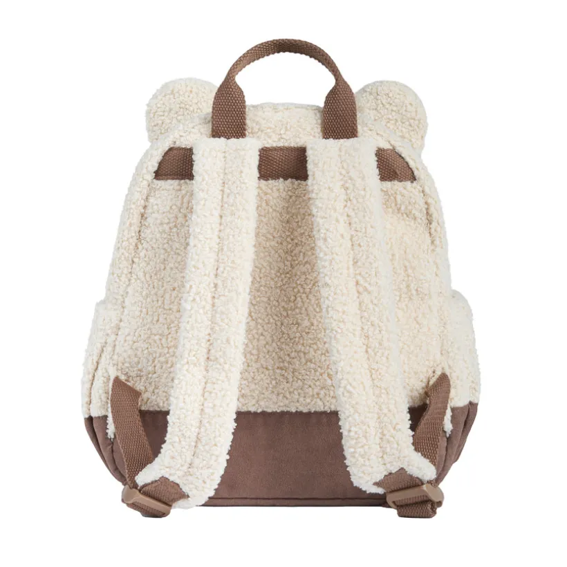 Sac à dos isotherme en bouclettes Roi des Forêts beige