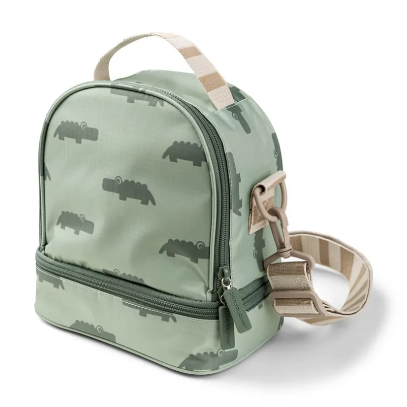 Sac à dos isotherme pour enfant Croco vert