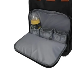 Sac à dos à langer Escapade gris foncé