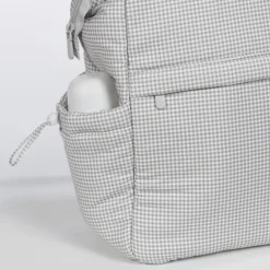 Sac à dos à langer Little Bloom Vichy Gris