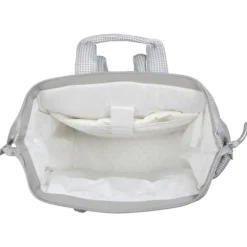 Sac à dos à langer Little Bloom Vichy Gris