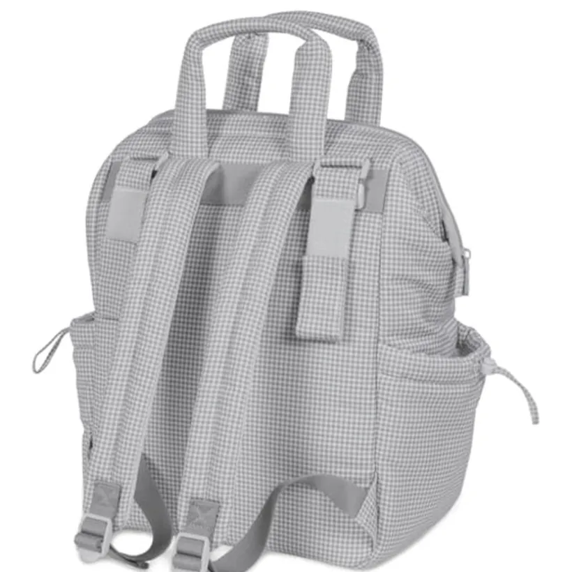 Sac à dos à langer Little Bloom Vichy Gris