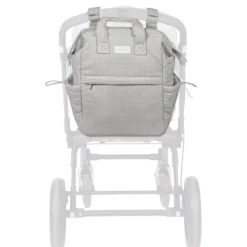 Sac à dos à langer Little Bloom Vichy Gris