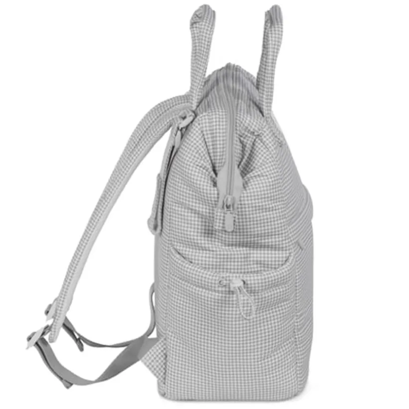 Sac à dos à langer Little Bloom Vichy Gris