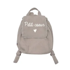 Sac à dos Petit coeur - Beige