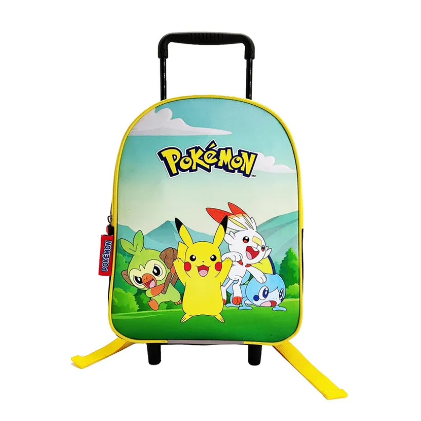 Sac à dos à roulettes Pokémon bleu
