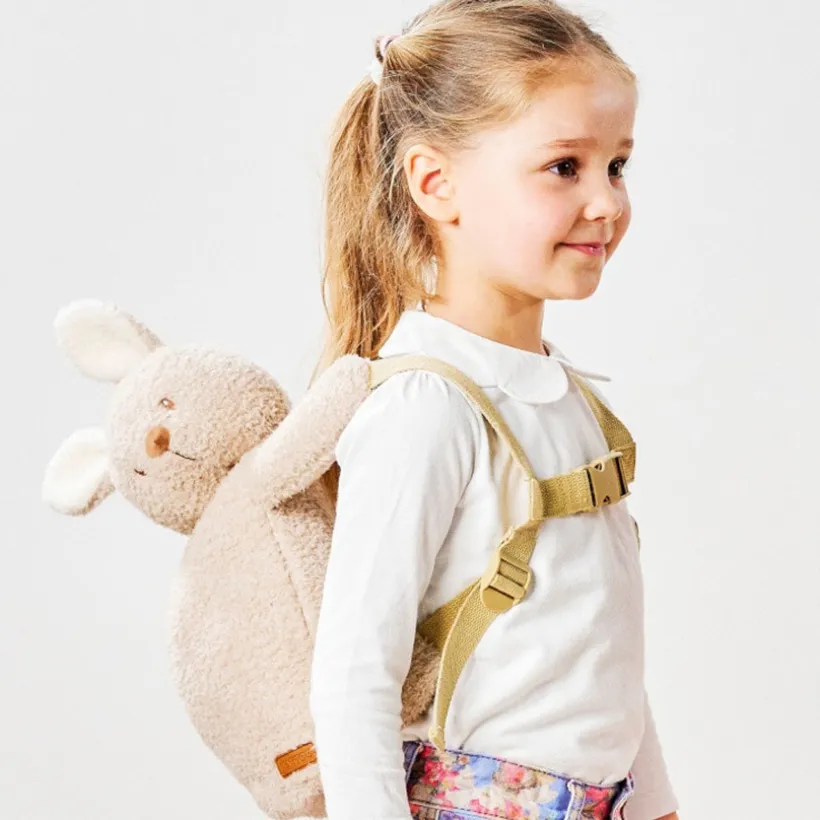 Sac à dos Teddy lapin - Ecru