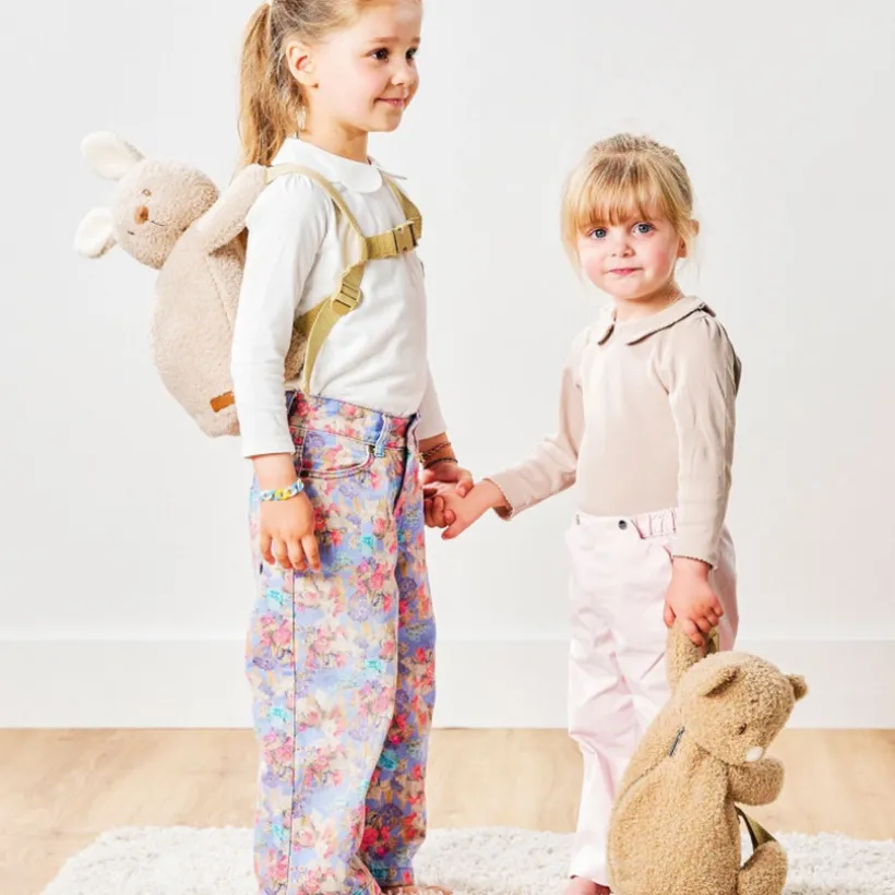 Sac à dos Teddy lapin - Ecru