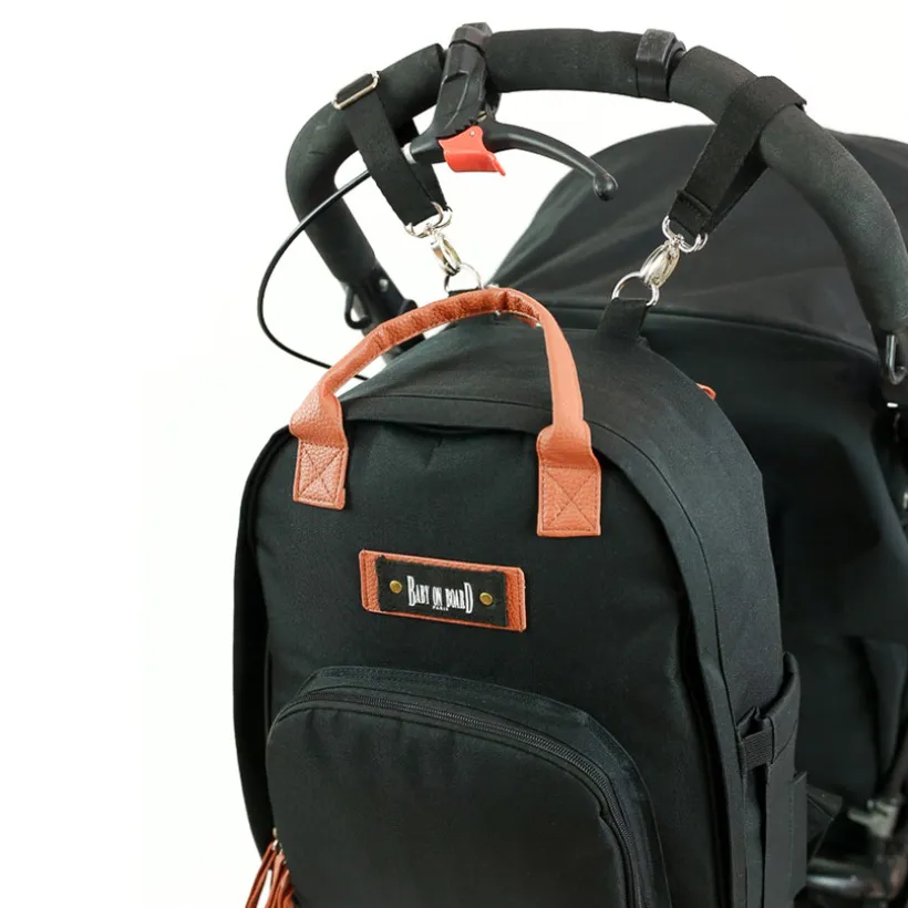 Sac à langer Backpack noir