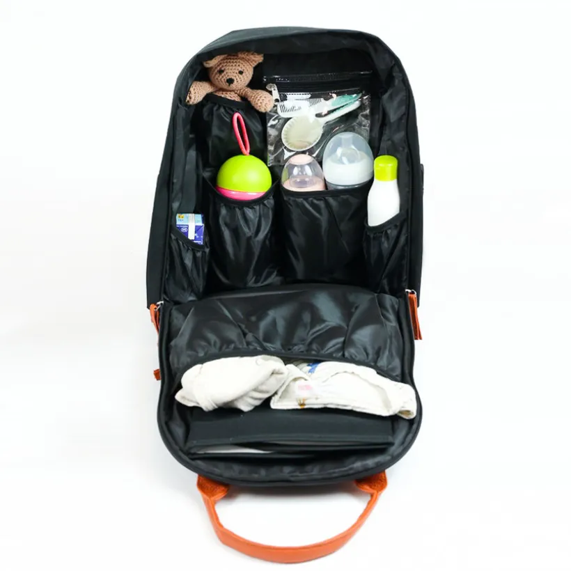 Sac à langer Backpack noir