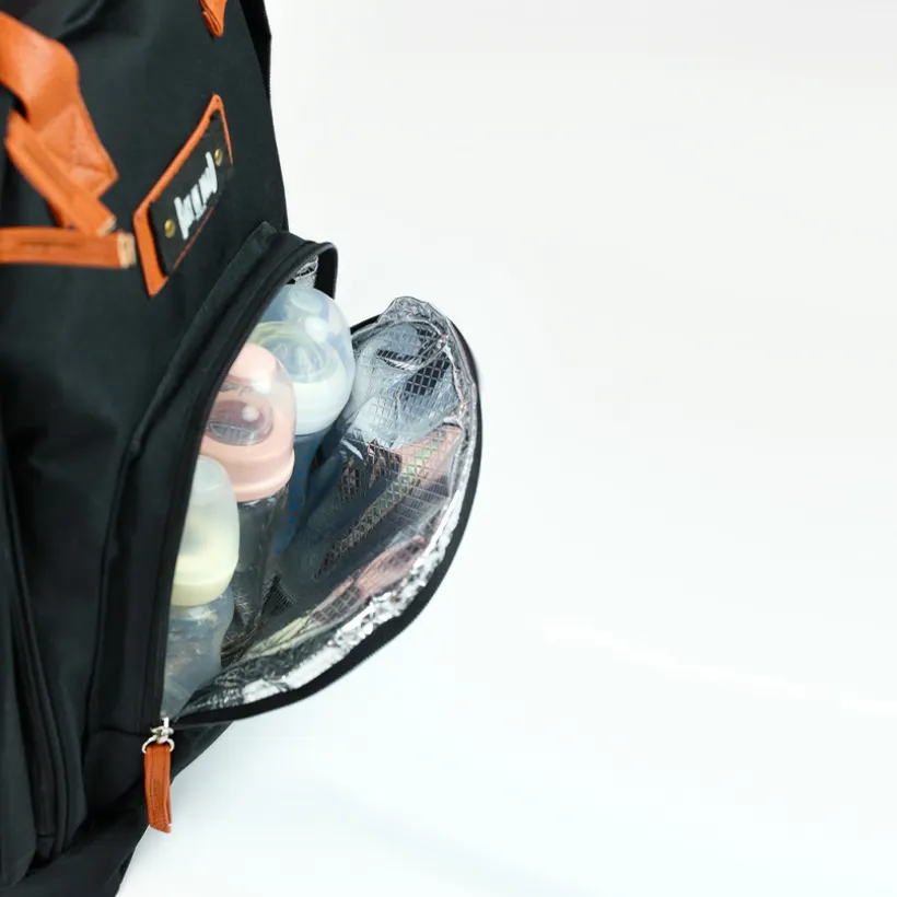 Sac à langer Backpack noir