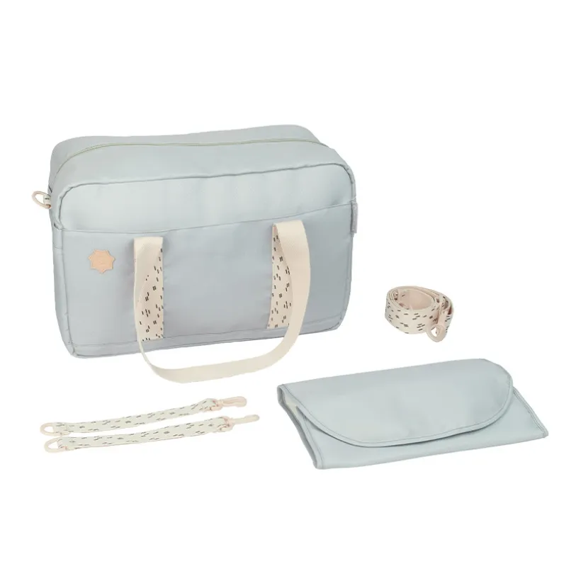 Sac à langer bowling + tapis gris