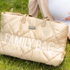 Sac à langer Family Bag matelassé Beige