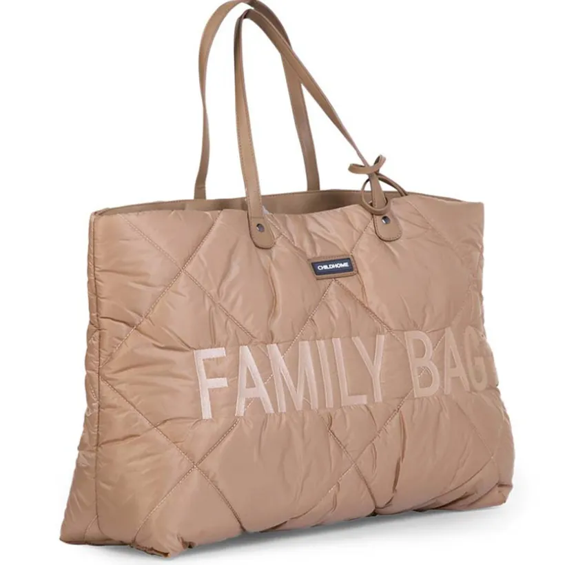 Sac à langer Family Bag matelassé Beige