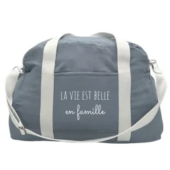 Sac à langer La vie est belle en famille Bleu