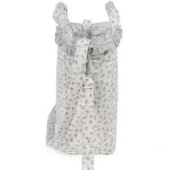 Sac à langer Little Bloom Fleurs Gris