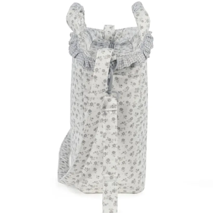 Sac à langer Little Bloom Fleurs Gris