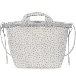 Sac à langer Little Bloom Fleurs Gris