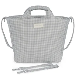 Sac à langer Little Bloom Vichy Gris