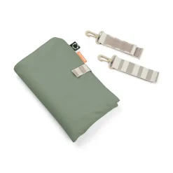 Sac à langer matelassé avec tapis vert