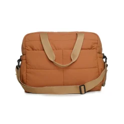 Sac à langer matelassé avec tapis Pluméa ocre