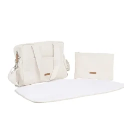 Sac à langer Mini Bergen + Tapis à langer - écru