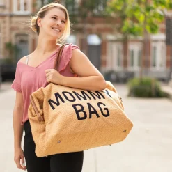 Sac à langer Mommy Bag large Teddy Beige