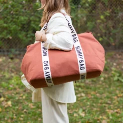 Sac à langer Mommy Bag Signature Canvas Terracotta