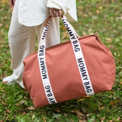 Sac à langer Mommy Bag Signature Canvas Terracotta