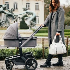 Sac à langer Mommy Club Signature + tapis à langer off white
