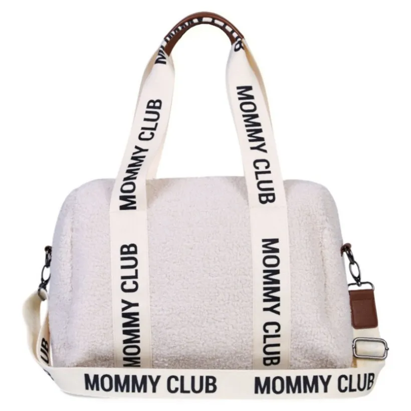 Sac à langer Mommy Club Signature Teddy Off-White