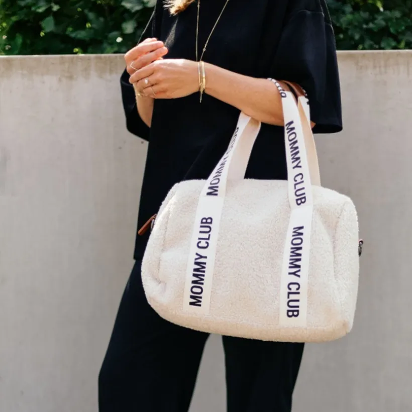 Sac à langer Mommy Club Signature Teddy Off-White