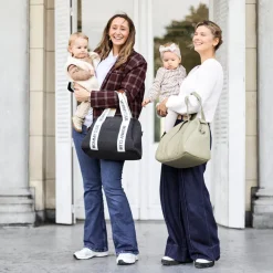 Sac à langer Mommy Club Signature Canvas Noir