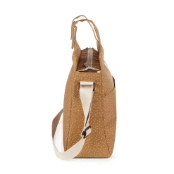Sac à langer à pois Poppy cannelle + tapis