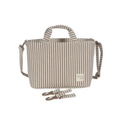 Sac à langer Praliné à rayures - Moka