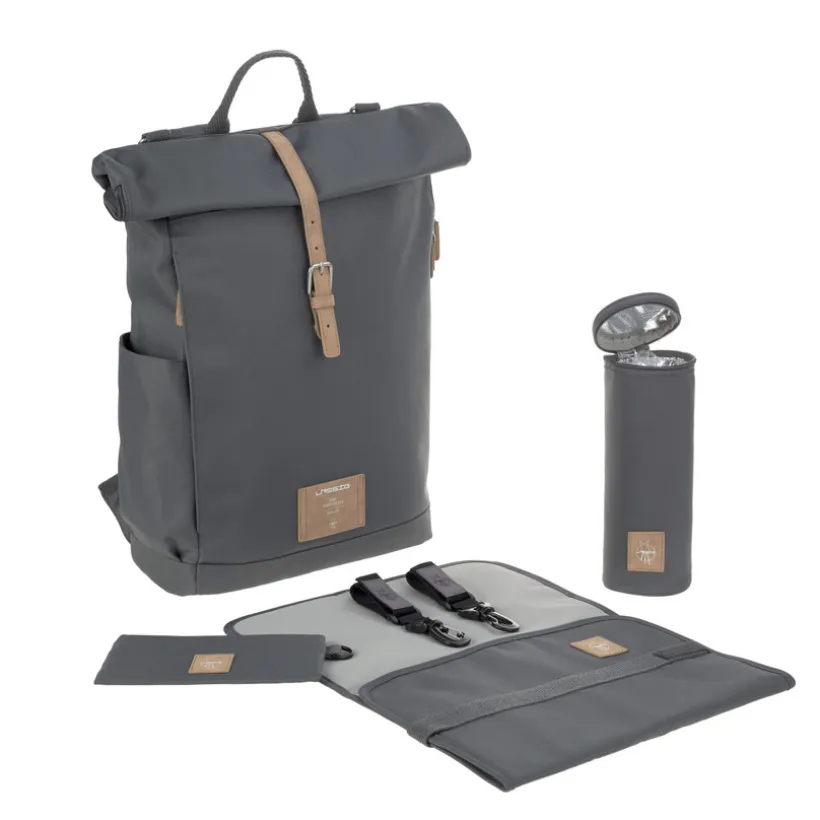 Sac à langer Rolltop Up - Anthracite