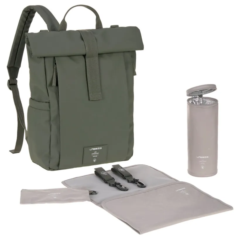 Sac à langer Rolltop up Olive