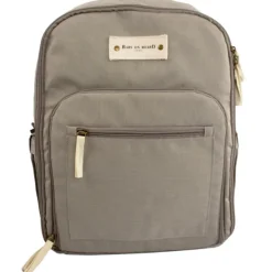 Sac à langer/sac à dos Agathe - Gris/beige