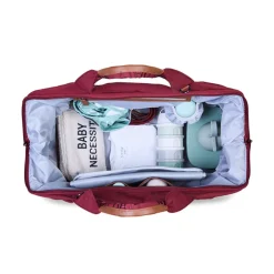Sac à langer signature Mommy Bag urban bordeaux