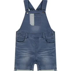 Salopette courte effet jean pour bébé garçon