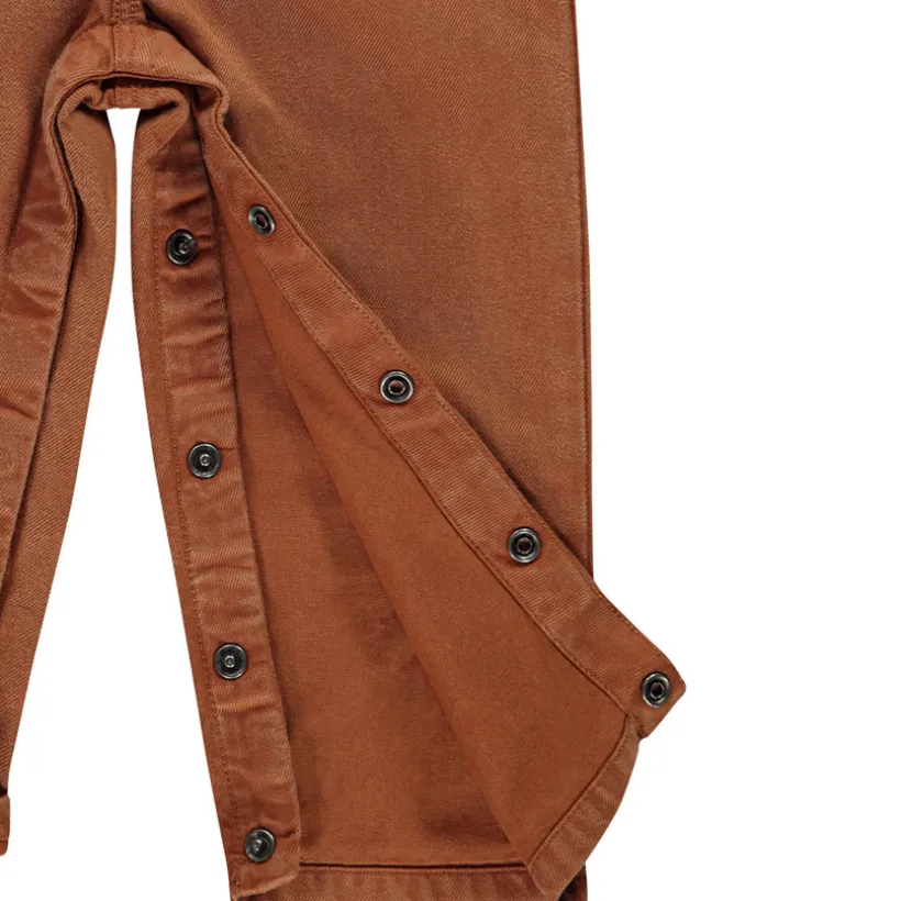 Salopette longue en twill doublé pour bébé garçon