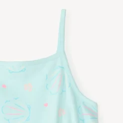 Salopette short en jersey imprimé fantaisie pour fille