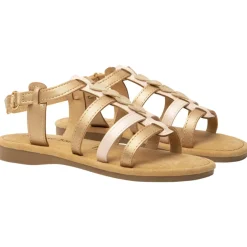 Sandales bicolores à cœurs pour fille