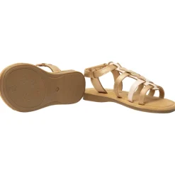 Sandales bicolores à cœurs pour fille