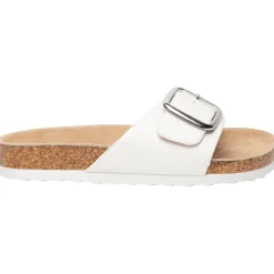 Sandales blanches à bride avec boucle pour fille