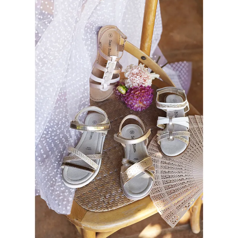 Sandales à brides fantaisie pour fille